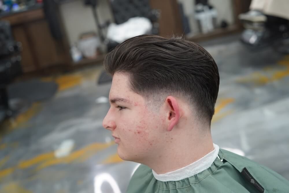 Scissor work at Classic Society Barbers